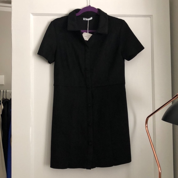 Black suede dress - Picture 4 of 7